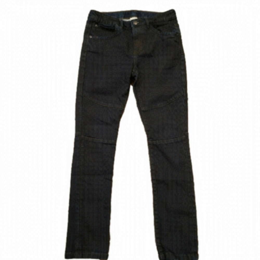 Zara Boys Moto Slim Fit Jeans, like New, Big Kids Size 11/12 Adjustable. blue